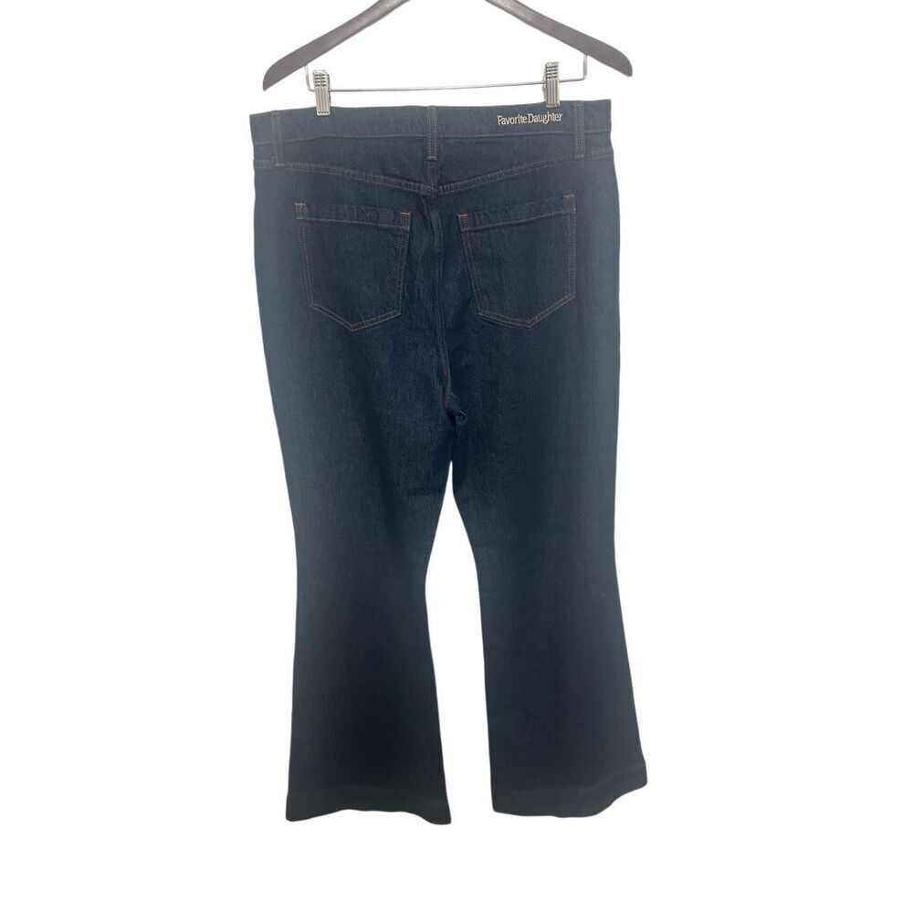 Favorite Daughter The Valentina Super High Rise Flare Pepper Wash Jeans Waist 36 - Picture 10 of 12